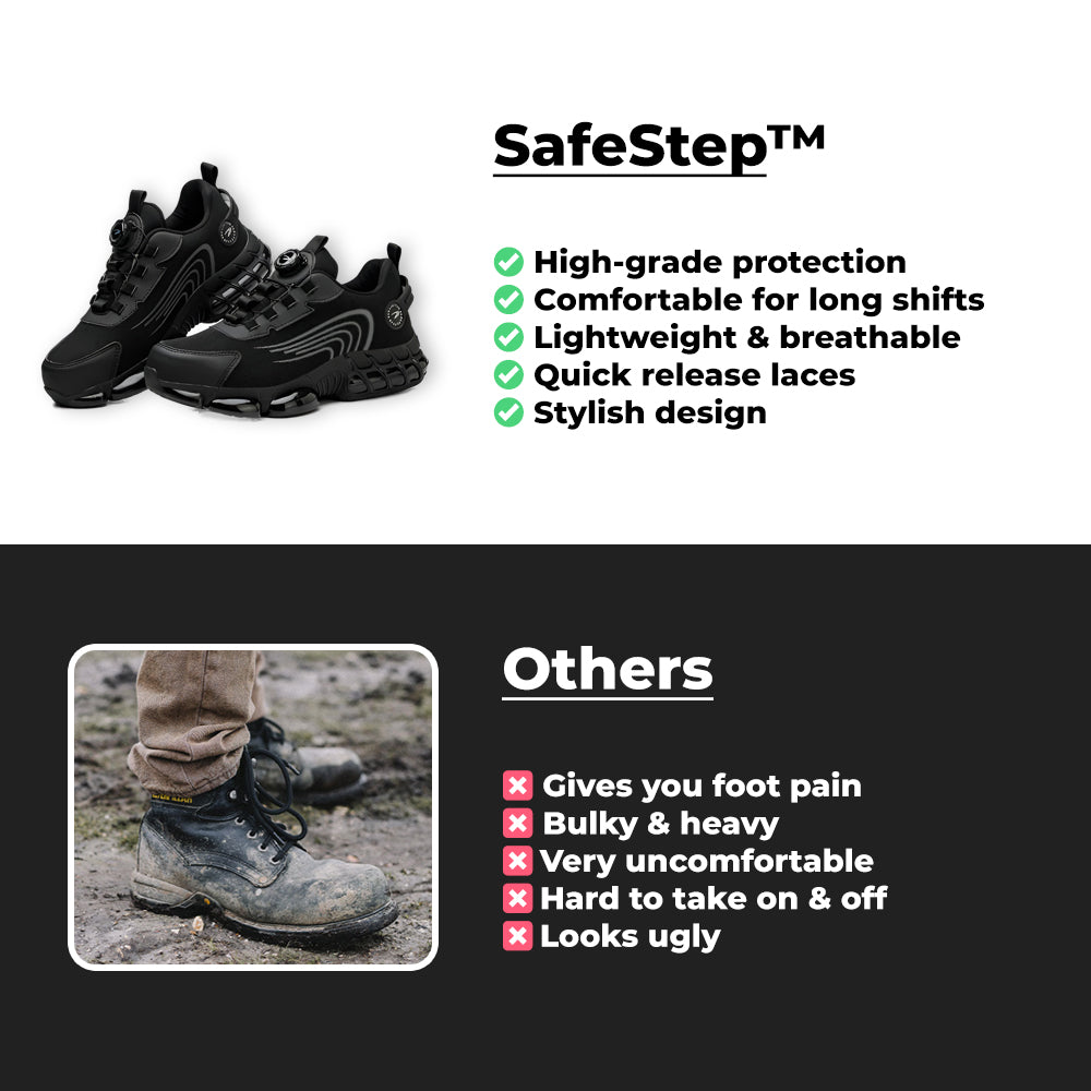 SafeStep™ - Built For Safety & All Day Comfort